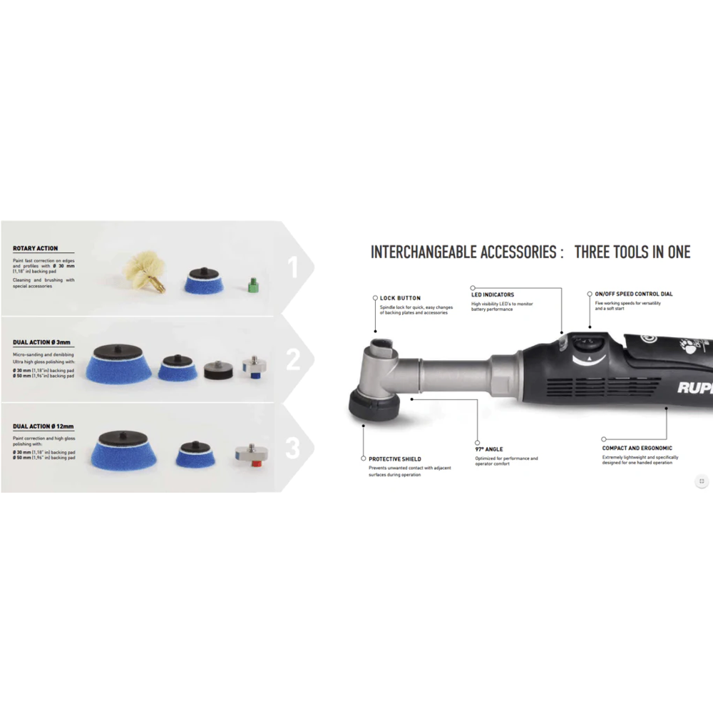 Rupes ibrid polisher