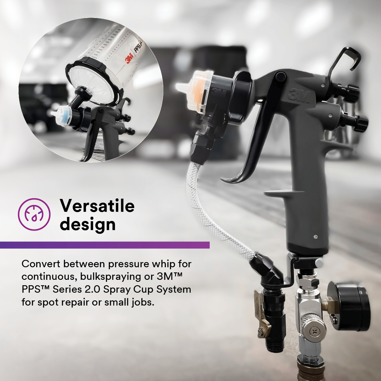 3M 26878 PERFORMANCE INDUSTRIAL SPRAY GUN SYSTEM - Image 5